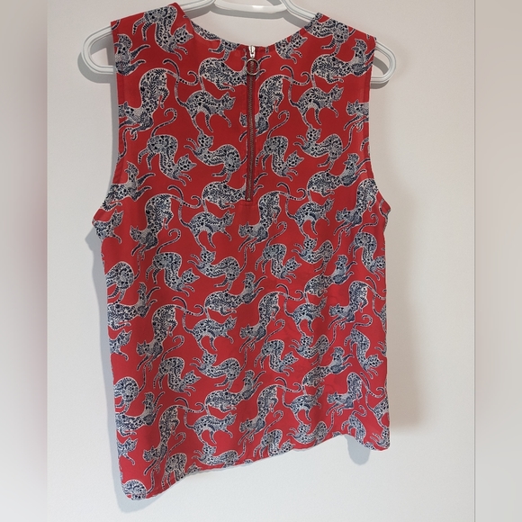 Twik Red, Blue & White Novelty Zip-Up Back Cami - Picture 2 of 7